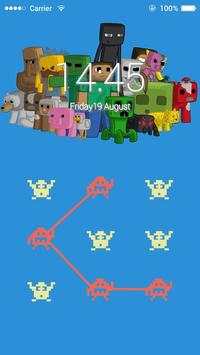 Applock Thmem Minecraft Game screenshot 1