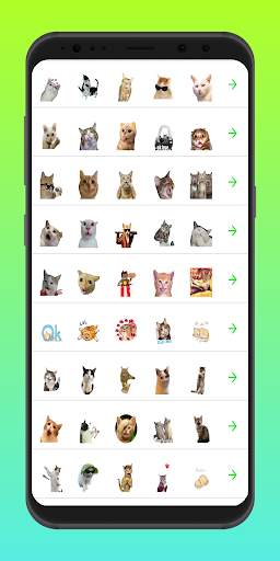 Funny Cat Stickers - WASticker screenshot 1