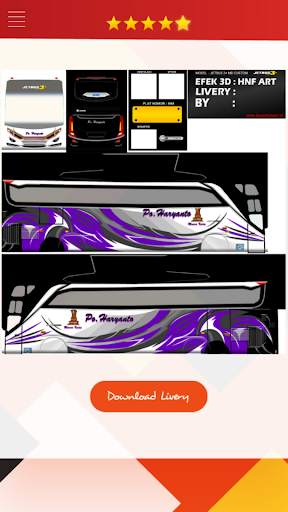 Bus Simulator Livery HD screenshot 2