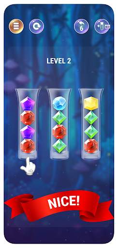 Puzzle Sortir Bola Warna screenshot 2