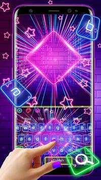 Borderlight Neon Keyboard Theme screenshot 1