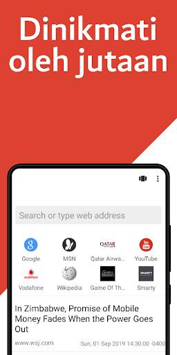 Browser Super Cepat screenshot 1