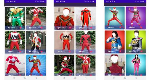 Costume editor for rangers : suite photo montage screenshot 5