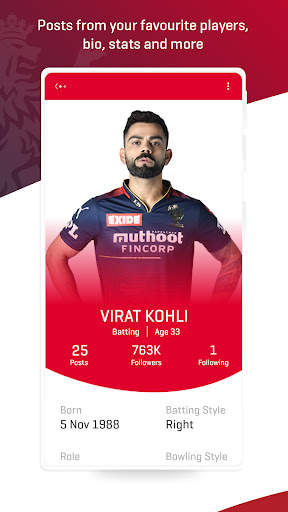 RCB Official- Live IPL Cricket screenshot 6