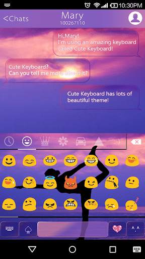 Love Yourself Emoji Keyboard screenshot 2