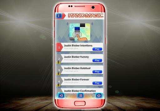 Piano Tap Justin Bieber screenshot 1