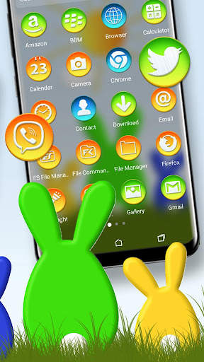 Easter Bunny Theme Launcher screenshot 2