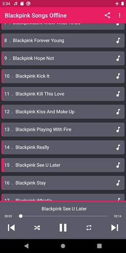Ice Cream - BlackPink Song Offline 2020 screenshot 5