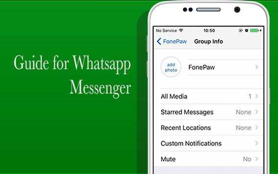Guide WhatsApp on tablet screenshot 2