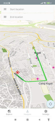 Kigali Rwanda Offline Map screenshot 2