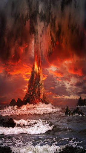 Volcano Wallpaper HD screenshot 2