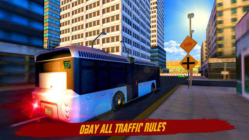 Free simulator bus parking driving - skill games screenshot 2