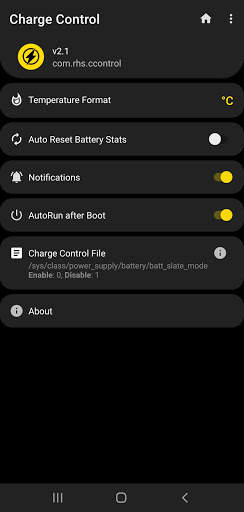 Charge Control [ROOT] скриншот 2