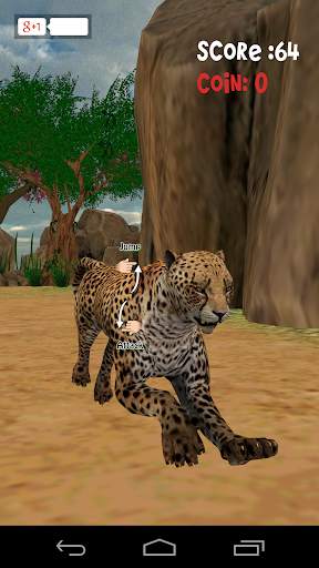 Animal Run :Cheetah 3D screenshot 1