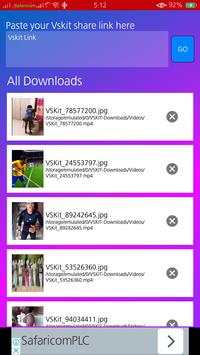 Video Downloader Vskit screenshot 1