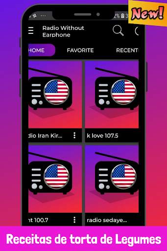 Radio Without Earphone and Antena free App screenshot 5
