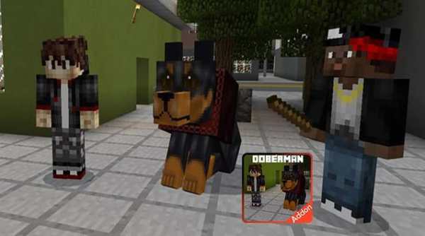 Doberman Dog Add-on for Minecraft screenshot 1