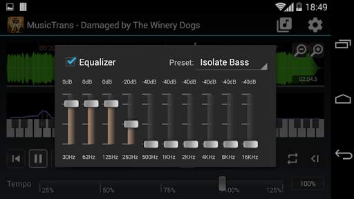 MusicTrans tool for musicians screenshot 3