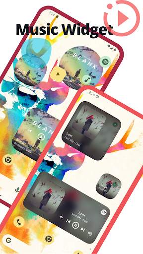 Music Widget Android 12 screenshot 1