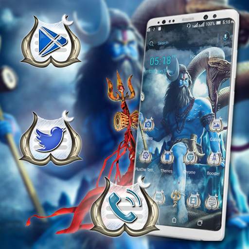 Angry Shiva Launcher Theme 1.6