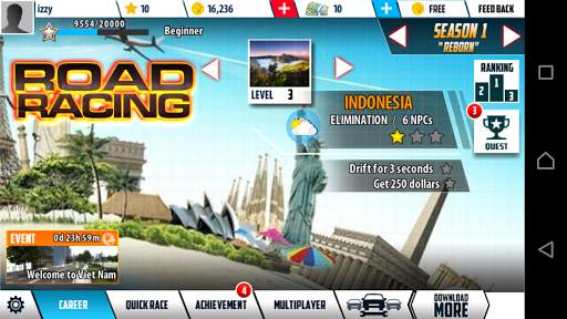 Road Racing : Street Warrior screenshot 2