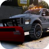 Driving Ford F350 Offroad Snow Simulator 1.1