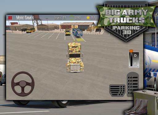 Big Army Trucks Parking 3D screenshot 7