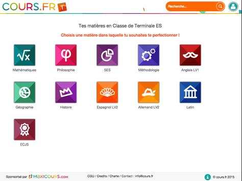 Cours.fr TES screenshot 4