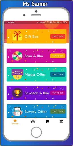 MS Gamer - Earn Money, Win Diamonds, UC, Credits screenshot 1