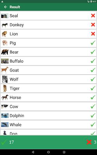 Learn Animals and Birds in English - Quiz screenshot 15