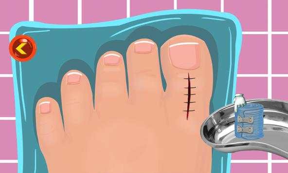 Toe Surgery Doctor Game screenshot 6