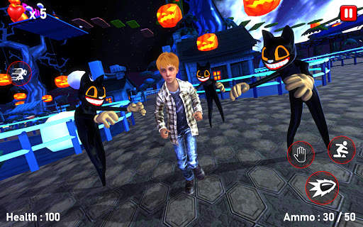 Scary Cartoon Cat Horror Game : Gangster Cat Mod screenshot 2