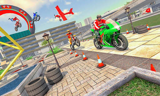Motorcycle racing Stunt : Bike Stunt free game screenshot 8