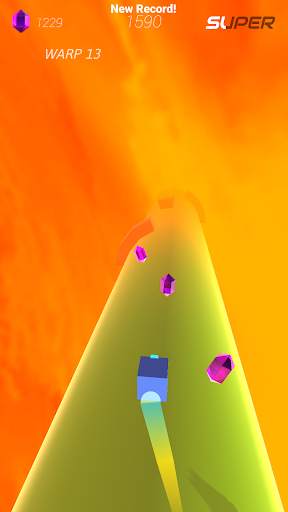 Warp and Roll: Offline space running game screenshot 13
