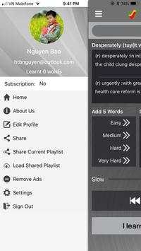 Vocabulary Player 6 تصوير الشاشة