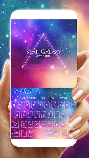 Star Galaxy Keyboard Theme screenshot 2