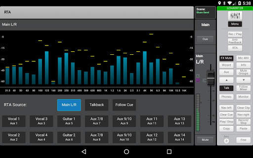 TouchMix-30 Control 7 تصوير الشاشة
