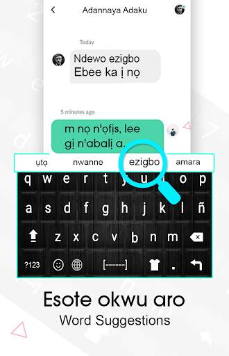 Igbo Keyboard: Igbo Language Typing स्क्रीनशॉट 3
