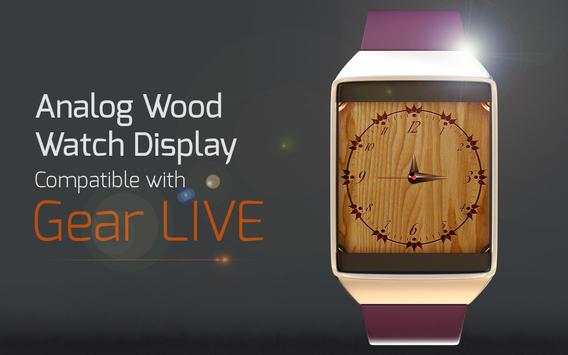 Analog Wood Watch Display screenshot 3