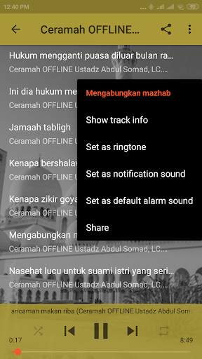 Ceramah OFFLINE Ustadz Abdul Somad screenshot 5