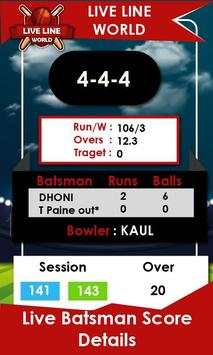 Cricket Live Line - Live Scores World's Fastest screenshot 4