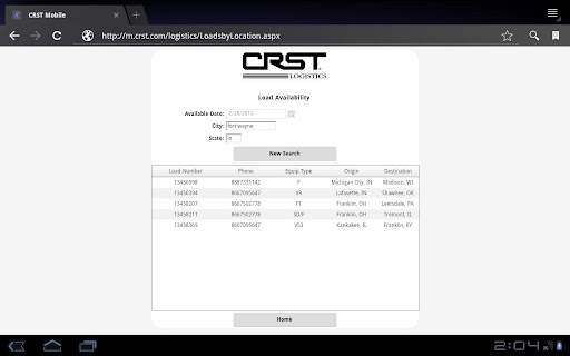 CRST Mobile screenshot 8
