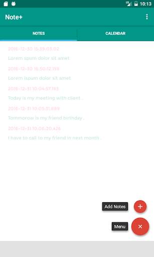 Notes /Memo screenshot 2