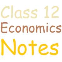 Class 12 Economics Notes आइकन
