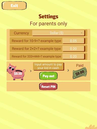 Learn Math & Earn Pocket Money. For Kids स्क्रीनशॉट 7