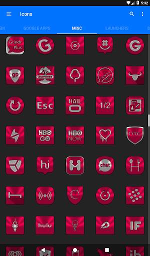 Crimson Icon Pack screenshot 14
