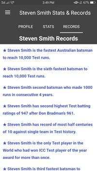 Steven Smith Stats, Records, Cricket Career screenshot 4