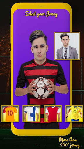 Football Jersey Photo Frames screenshot 1