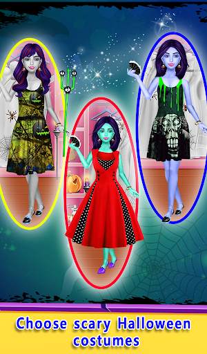 Halloween Princess Makeover Salon Games screenshot 4