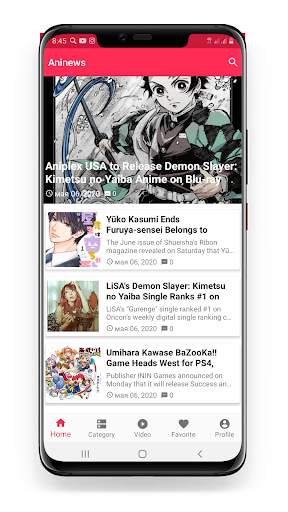 Aninews - Anime News screenshot 1
